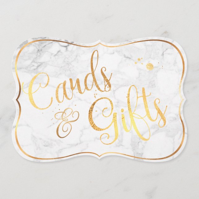 PixDezines Karten+Geschenke Marmor+Imitate Gold/Ta (Vorderseite)