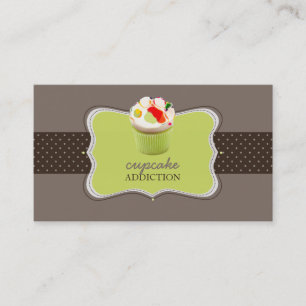 PixDezines Keylime cupcake/pâtisserie Visitenkarte