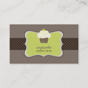 PixDezines Keylime cupcake/pâtisserie Visitenkarte