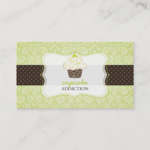 PixDezines Keylime cupcake/pâtisserie Visitenkarte