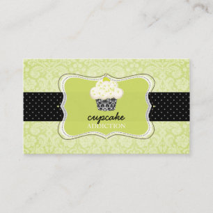 PixDezines Keylime-Cupcake/Pâtisserie Visitenkarte