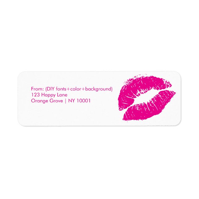 PixDezines kiss/lips/hot pink (Vorne)
