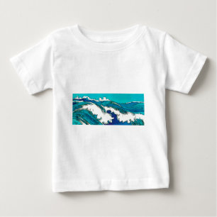 PixDezines konen uehara Ozeanwellen, 上原 Baby T-shirt