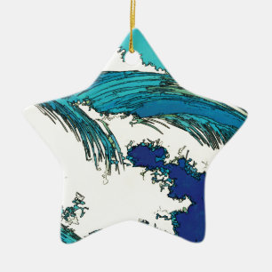 PixDezines konen uehara Ozeanwellen, 上原 Keramik Ornament
