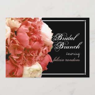 PixDezines Korallenbäume/Hydrangeas/Bräunungsbrunc Einladung
