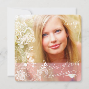 PixDezines lace/2014 Grads/DJ-Schriftart Einladung