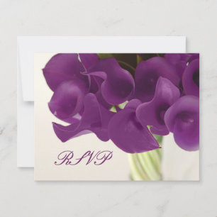 PixDezines LARGE UAWG Lila Calla Lilies/DJ RSVP Karte