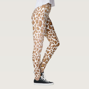 PixDezines Leopard-/ImitatMetallic/DIY Hintergrund Leggings