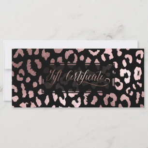 PixDezines Leopard/Rose Gold/Geschenkgutschein