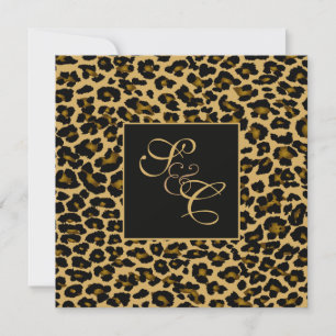 PixDezines Leopardenflecken+Schwünge/DIY-Hintergru Einladung
