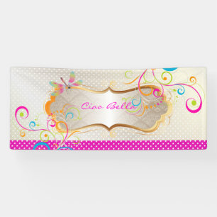 PixDezines Libellen Regenbogen Wirbel Banner
