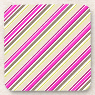 PixDezines Malibu Streifen/DIY Hintergrundfarbe Untersetzer