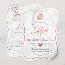PixDezines Marble+Monogram+Imitate RoseGold Honeyc