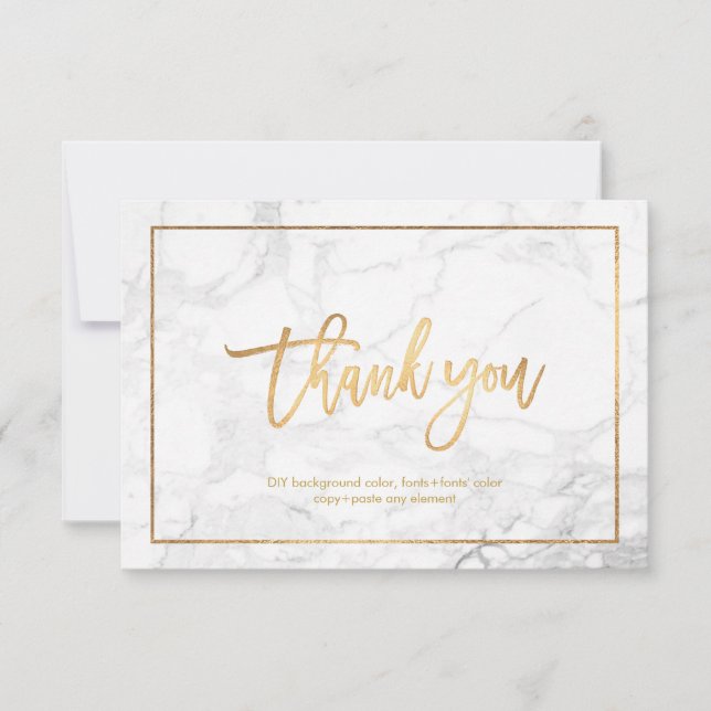 PixDezines MARBRE+FAUX OR Plat Merci (Devant)