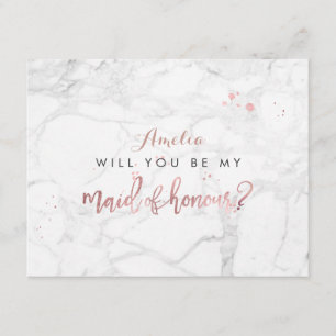 PixDezines Marmor / Imitate Rose Gold.. Einladung