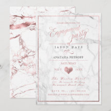 PixDezines Marmor/Imitate Rose Gold/Verlobung