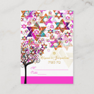 PixDezines Mitzvah Cartes de la place/Arbre de la 
