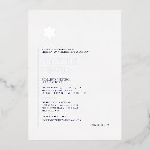 PixDezines Moderne Minimalistische Bar Mizwa