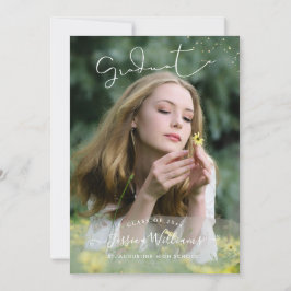 PixDezines Moderner Kalligraphie-Script-Abschluss Einladung