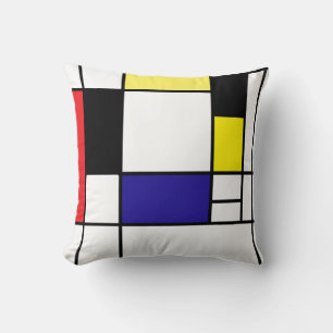 PixDezines Mondrian Arts 1/düster Hintergrund Kissen