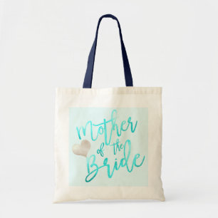 PixDezines Mutter der Braut/Faux Folie/Blau/Schrif Tragetasche