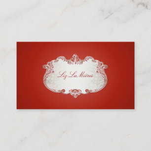 PixDezines noble Aufkleber Visitenkarte