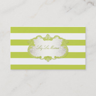 PixDezines noble justierbare Streifen+Farbe Visitenkarte