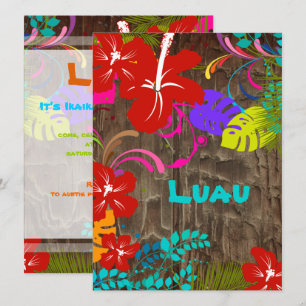 PixDezines Ohana Luau Einladung