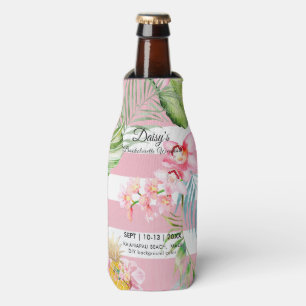 PixDezines Orchid Isle, Junggesellinnen-Abschiedsw Flaschenkühler