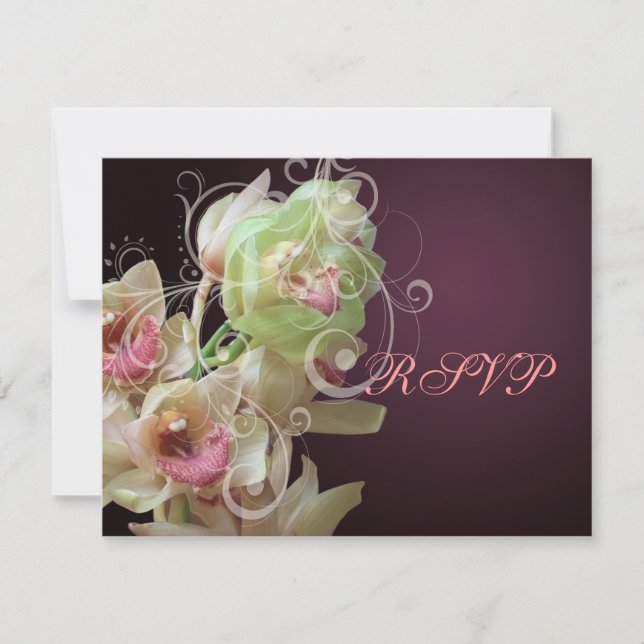 PixDezines Orchidée RSVP + Arôme Ornemental (Devant)