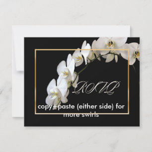 PixDezines Orchideen/Phalaenopsis RSVP Karte