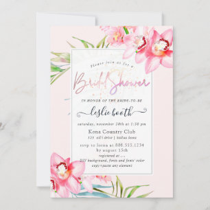 PixDezines Orchideeninsel, Frühstücksbrunch zur Ho Einladung