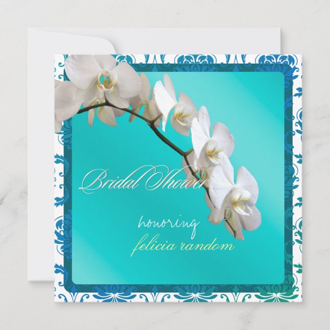 PixDezines orchids/Phalaenopsis Einladung (Vorderseite)