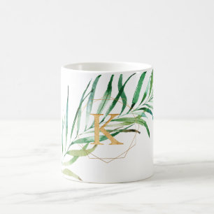 PIXDEZINES PALMFRONEN   MONOGRAM A-Z KAFFEETASSE
