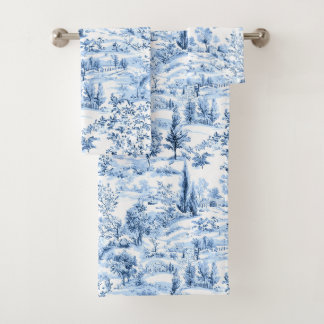 PixDezines Paysage Chinoiserie, Bleu