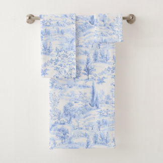 PixDezines Paysage Chinoiserie, Bleu Clair