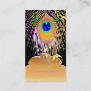 PixDezines Peacock eye+filigree Wirbel/DIY-Farbfar Visitenkarte