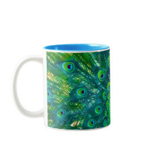 PixDezines Pfau/aquamarin/Aquablau