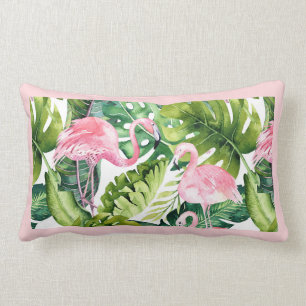 PixDezines Pink Flamingo, Tropisch, Rahmen DIY Lendenkissen