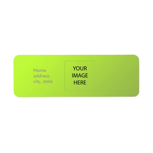 PixDezines Plain Lime Einfache Vorlage (Vorne)