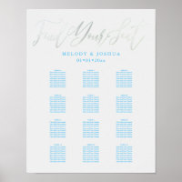 PixDezines Platinkalligraphie, Seating Chart