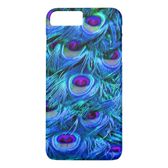 PixDezines Psychedelic Peacock Case-Mate iPhone Hülle (Rückseite)