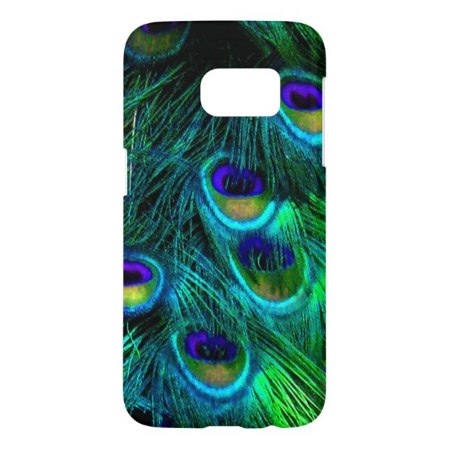 PixDezines Psychedelic Peacock Case-Mate Samsung Galaxy Hülle (Rückseite)