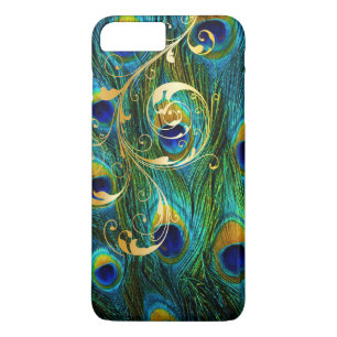 PixDezines Psychedelic Peacock+filigree swirls Case-Mate iPhone Hülle