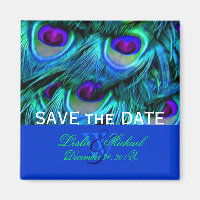 PixDezines Psychedelic Peacock, Save the Date
