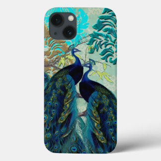 PixDezines Psychedelic Peacocks+Damask Case-Mate iPhone Hülle