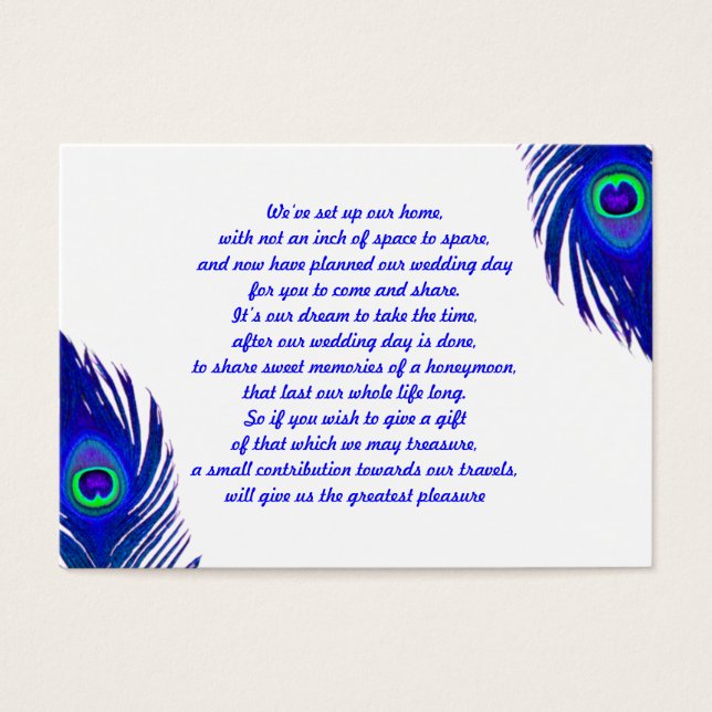 PixDezines psychedelischer Pfau/Kobalt blau (Vorderseite)