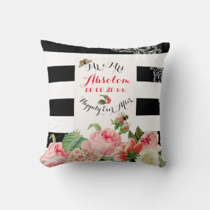 PixDezines redoute blumengeschmückte/Vintage Rose/ Kissen