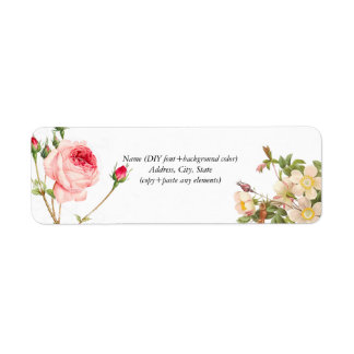 PixDezines Redoute Vintage Rose