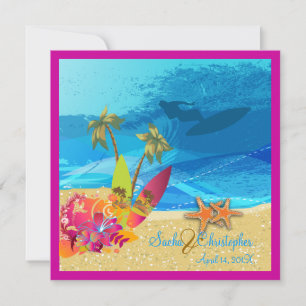 PixDezines Retro Surfer, Destination Events Einladung